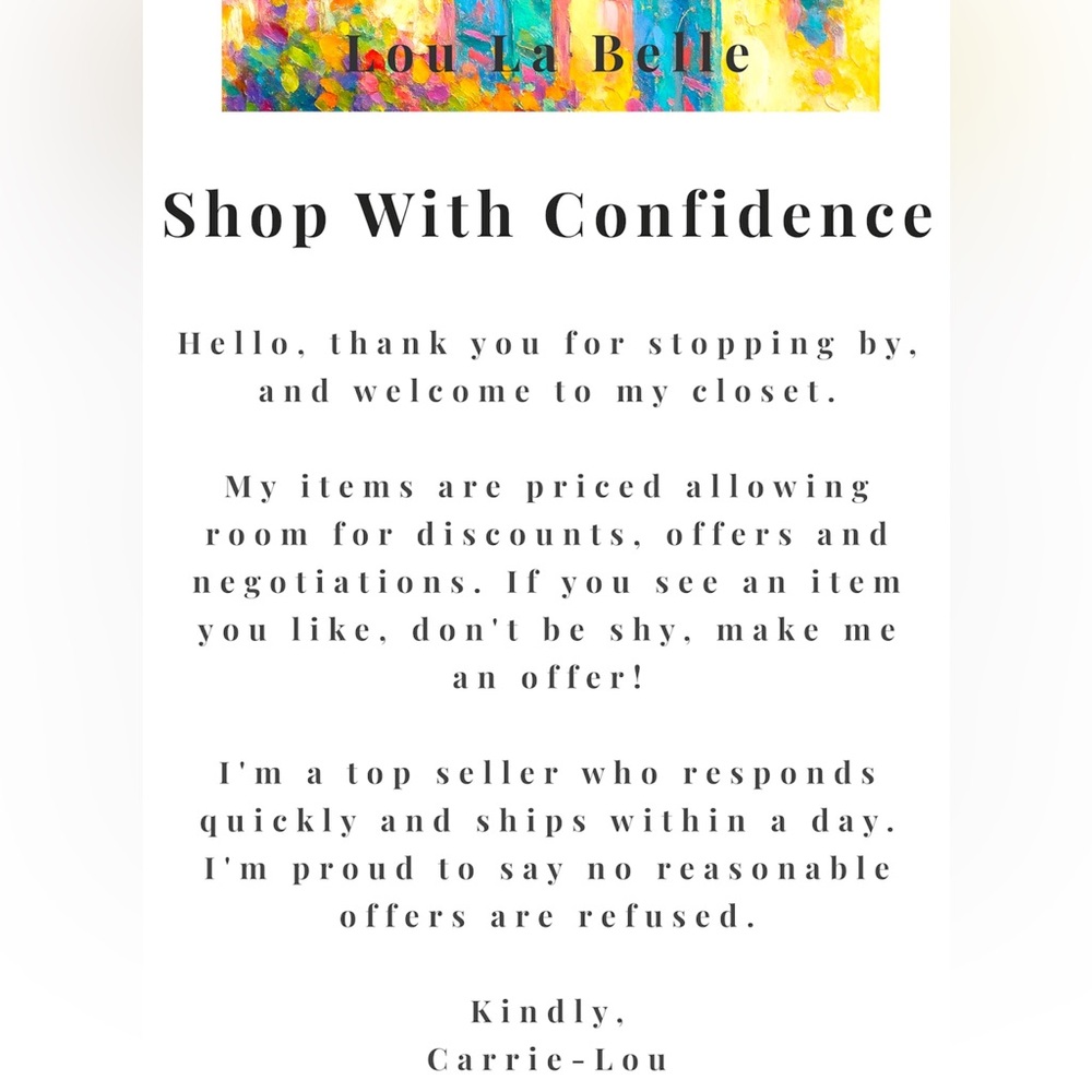 Shopping With Confidence